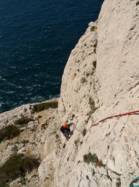 Marie   dans Larchipel  6a  / Les Calanques (Sormiou)